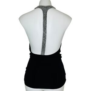 Marciano Cowl Neck Halter Backless Tank Top XS